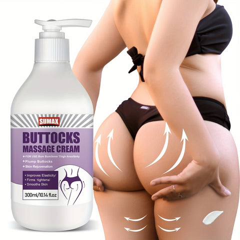 300ml Brazilian Butt Lift Collagen & Stem Cell Cream – Firms, Lifts & Shapes Buttocks for a Bouncy, Youthful Appearance, Enhances Curves & Confidence