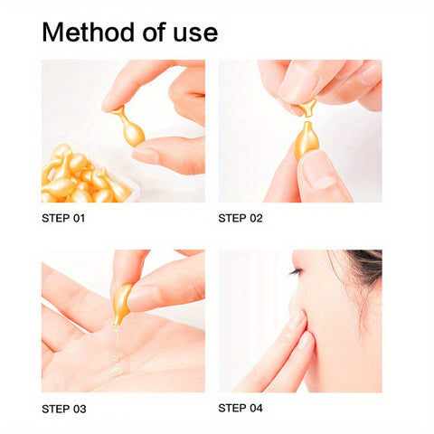 30 Pcs Korean Skin Care Serum Capsules – Hydrating, Firming, Lifting & Moisturizing for All Skin Types